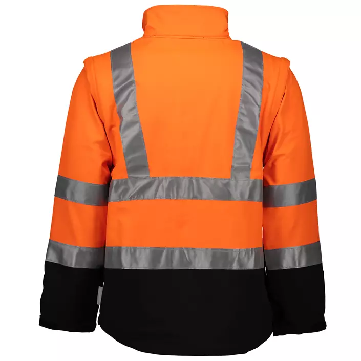 Abeko Minnesota 2-in-1 softshell jacket, Hi-Vis Orange/Black, large image number 1