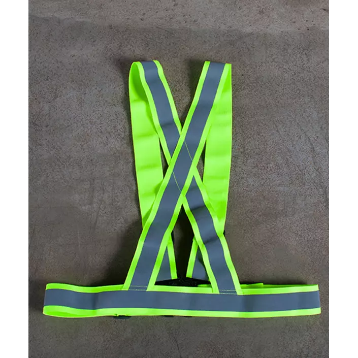 YOU Motala reflective strap vest, Safety yellow, Safety yellow, large image number 1