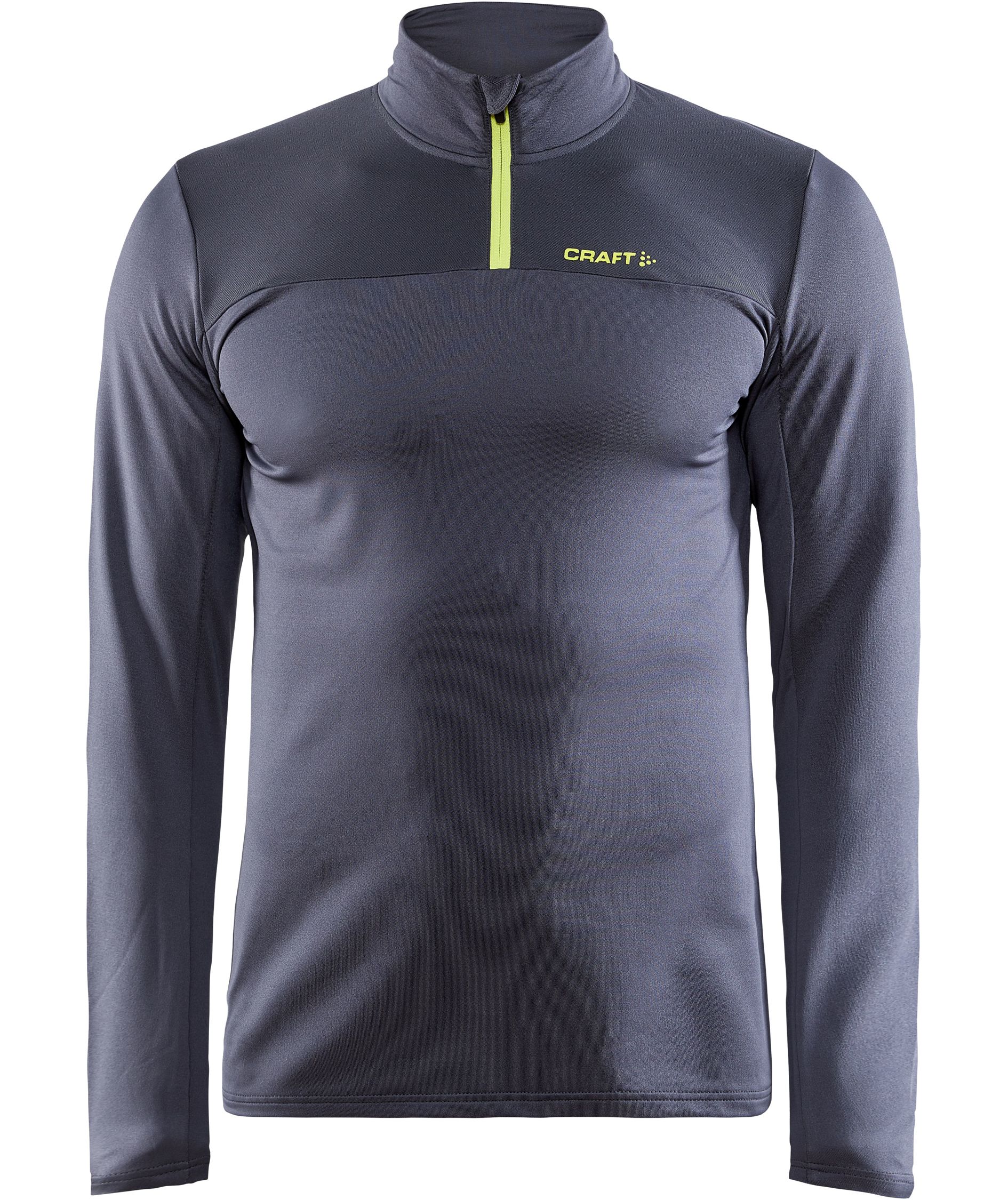 Craft Core Gain half zip midlayer, Asphalt, Asphalt, swatch
