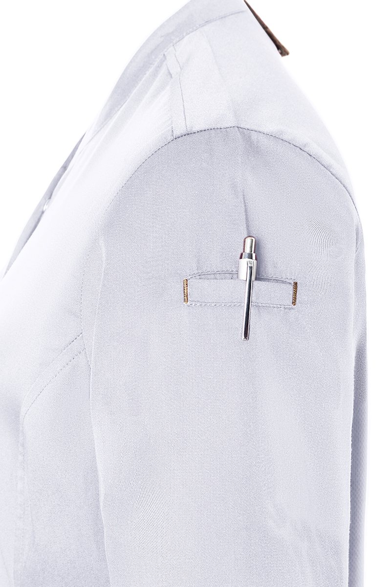 Karlowsky Green-Generation dame kokkejakke, White , large image number 7