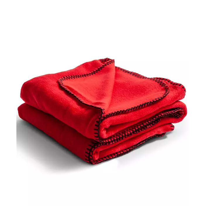 Nightingale Fleece blanket, Red, Red, large image number 0