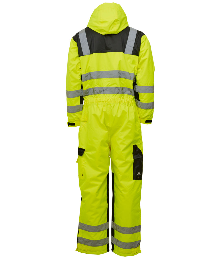 ELKA Visible Xtreme thermal coverall, Hi-vis Yellow/Black