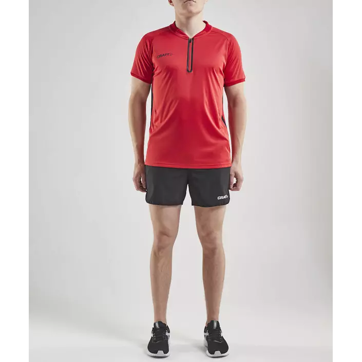 Craft Pro Control Impact polo T-shirt, Bright red, large image number 4