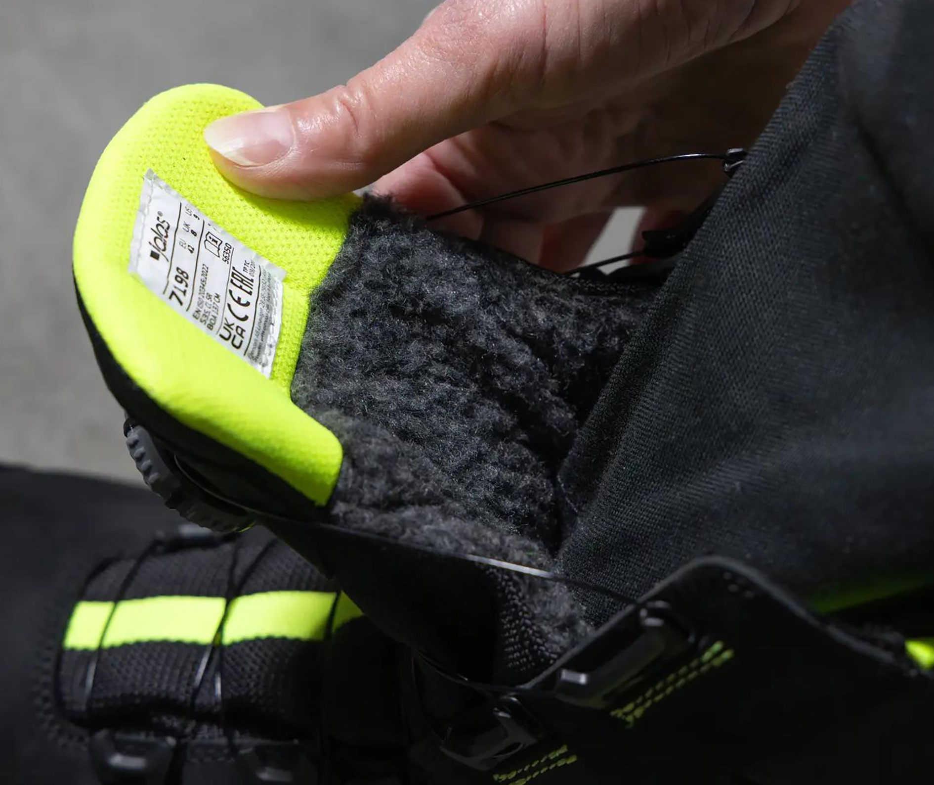 Jalas 7198 Zenit Evo vinter skyddsst&ouml;vlar S3S, Svart, large image number 3