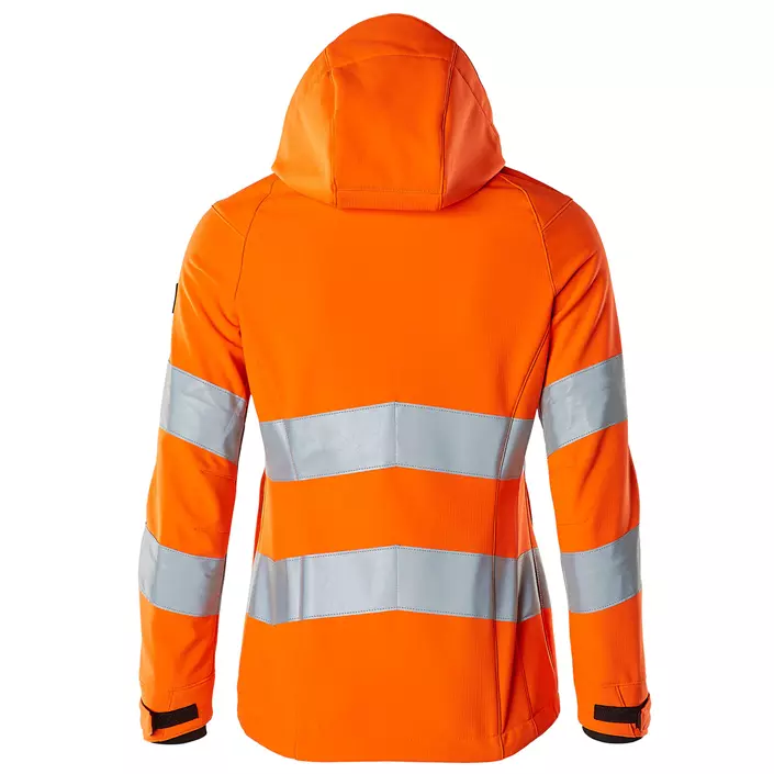 Mascot Safe Supreme women's softshell jacket, Hi-vis Orange, large image number 2