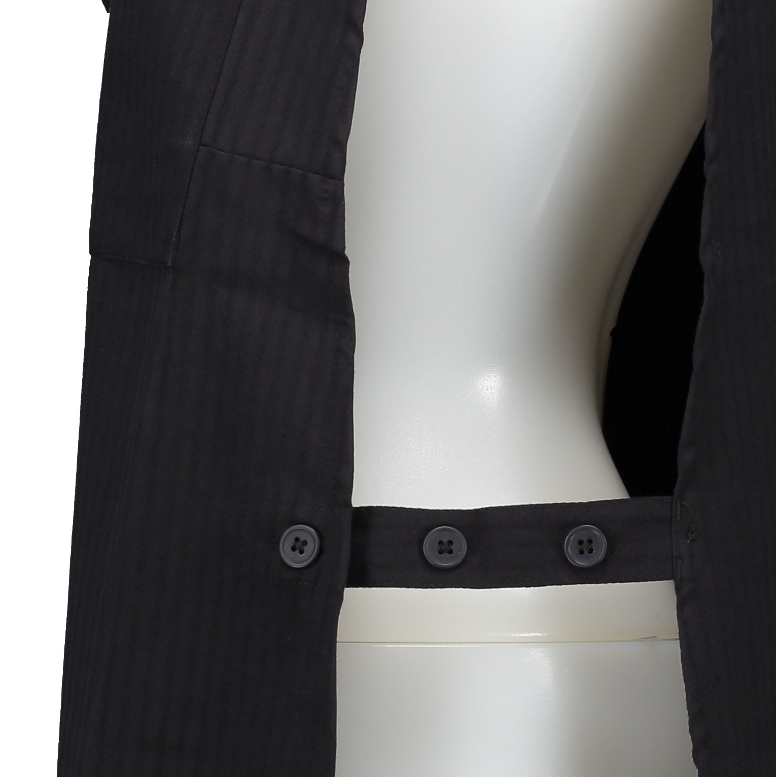 Invite dubbelf&ouml;rkl&auml;de med fickor, Svart