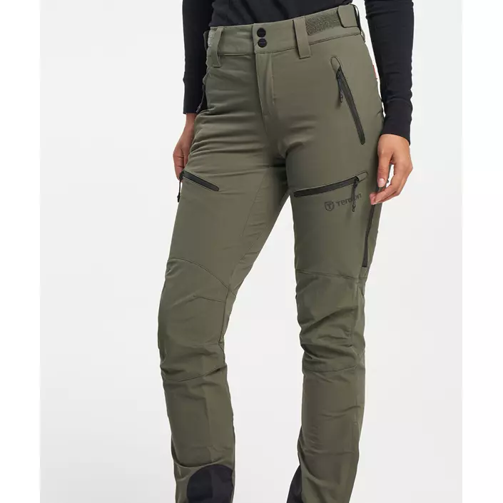 Tenson TXlite Flex byxa dam, Dark Olive, large image number 7