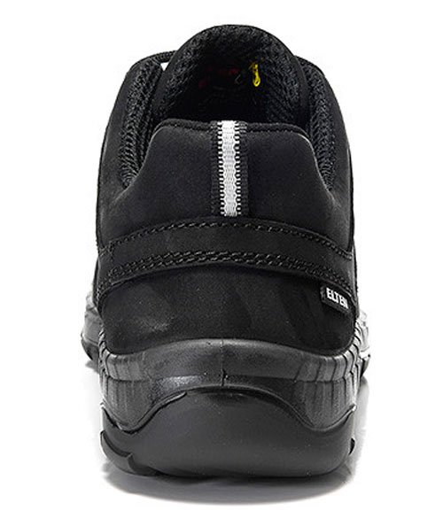 Elten Maddox Black Leather Low Arbeitsschuhe  O2, Schwarz, large image number 4