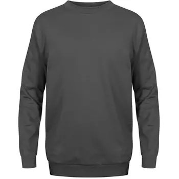 WestBorn stretch collegetröja/sweatshirt, Mörkgrå