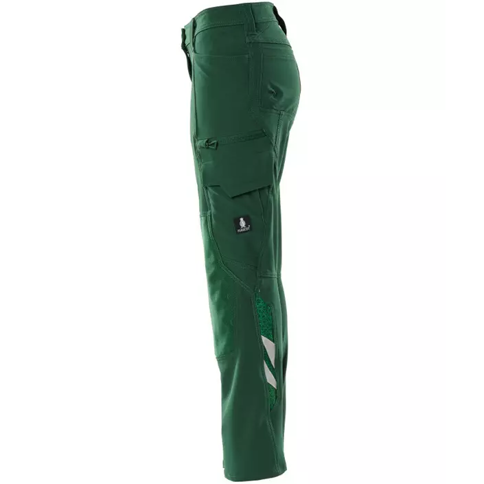 Mascot Accelerate diamond fit women's work trousers full stretch, Green, large image number 2