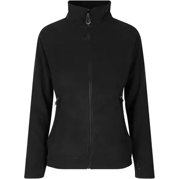 ID Zip'n'mix Active women's fleece sweater, Black