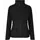 ID Zip'n'mix Active women's fleece sweater, Black, Black, swatch