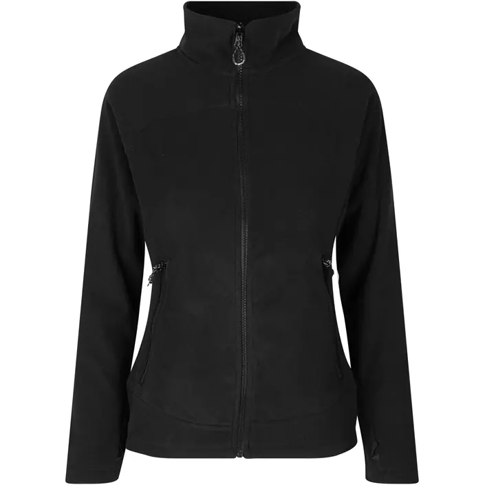 ID Zip'n'mix Active women's fleece sweater, Black, large image number 0