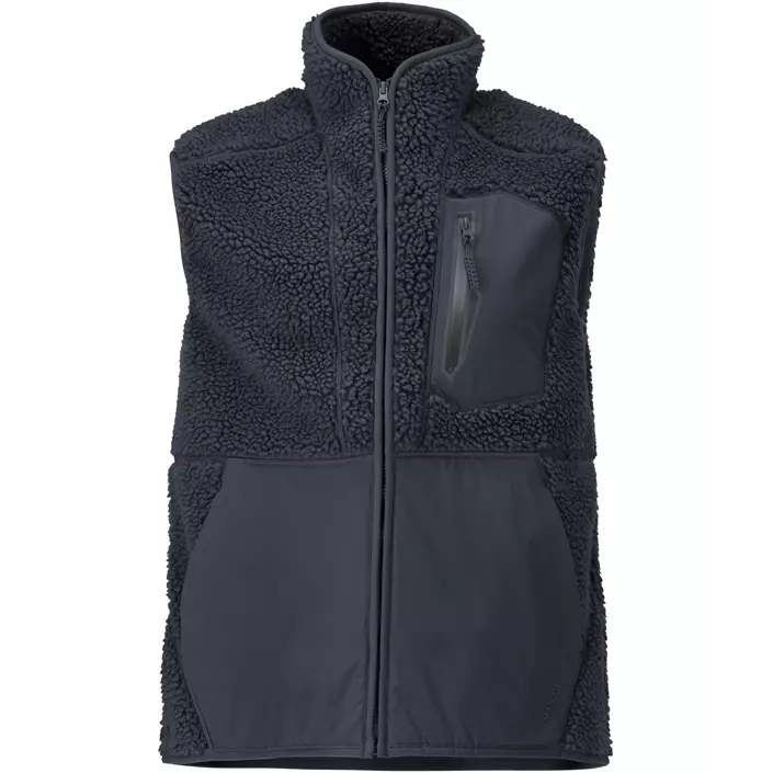 Mascot Customized fibre pile vest, Dark Marine Blue, large image number 0
