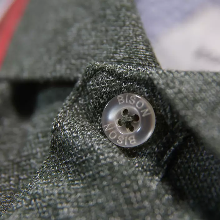 Bison Signature polo T-shirt, Green, large image number 2