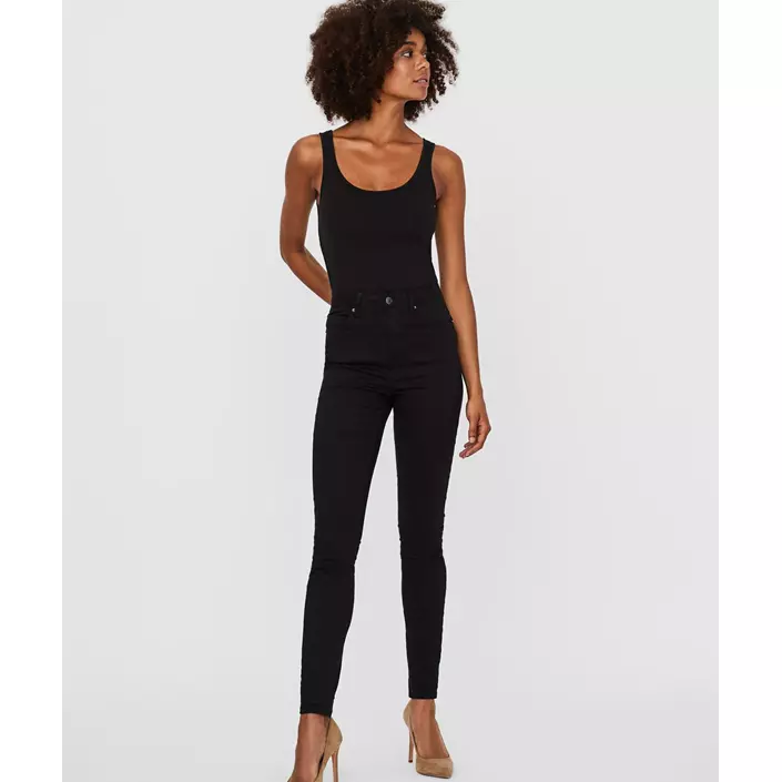 Vero Moda VMMAXI MY SOFT lang dame top, Black, large image number 4