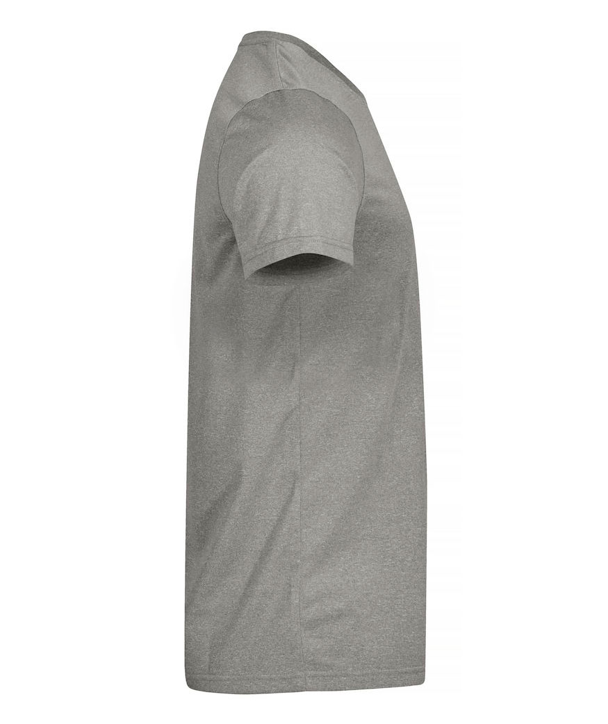 Clique Basic Active-T T-shirt, Grey melange , large image number 4