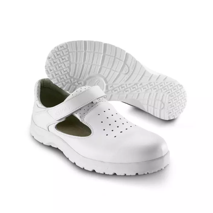 2nd quality product Sika Fusion work sandals O1, White, large image number 0