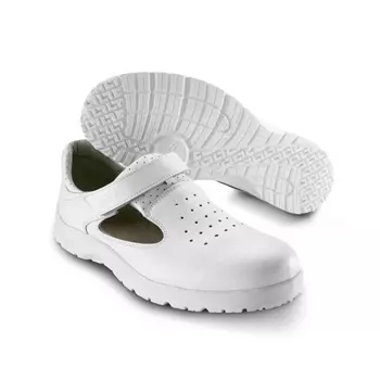 2nd quality product Sika Fusion work sandals O1, White