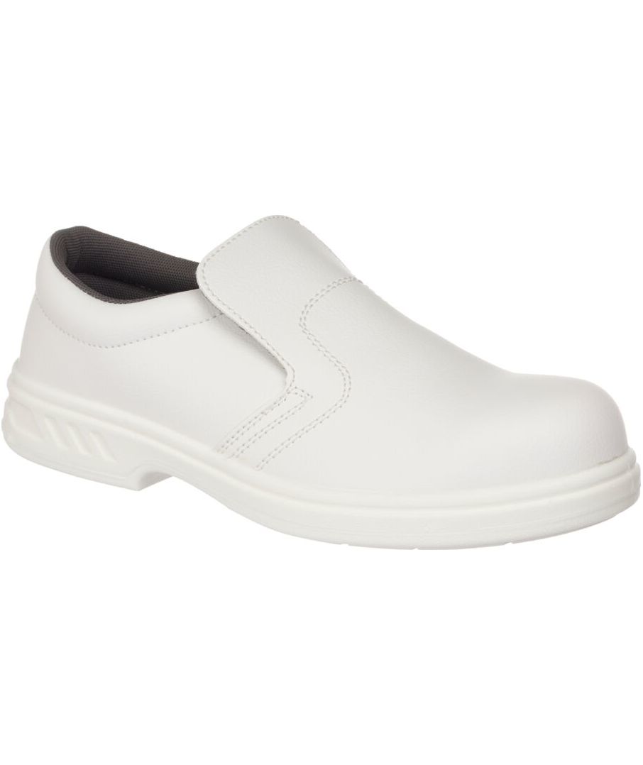 Portwest FW81 Steelite slip on safety shoes S2, White, large image number 0