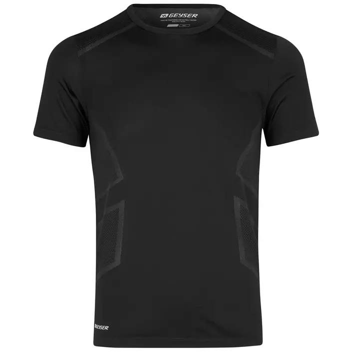 GEYSER seamless T-shirt, Black, large image number 0