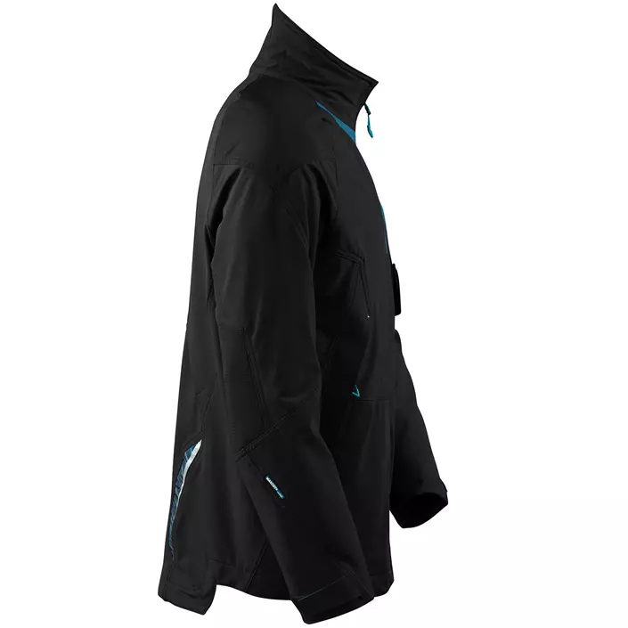 Mascot Advanced stretch jacket, Black/Dark Petroleum, large image number 3
