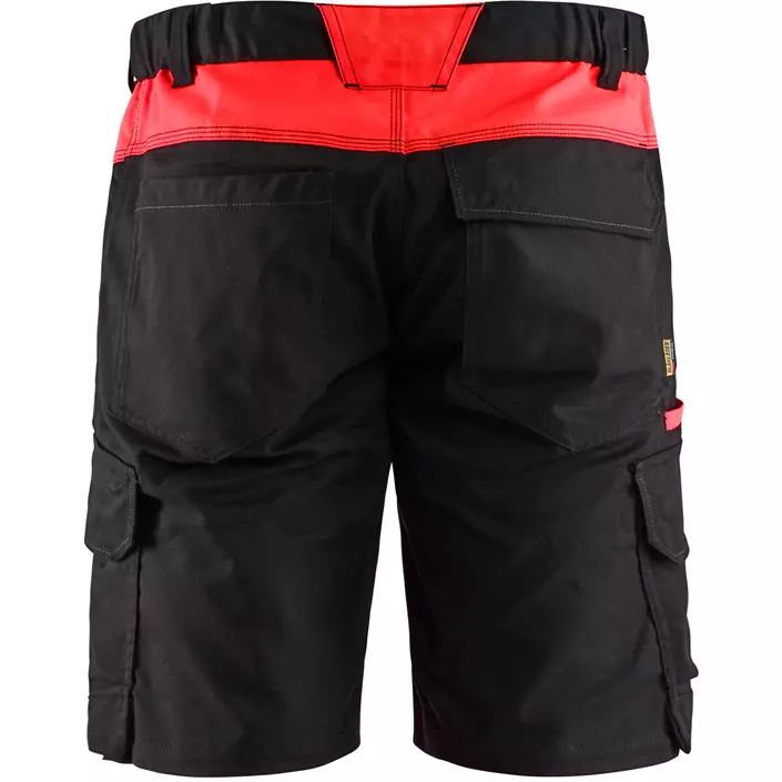 Blåkläder work shorts, Black/Red, large image number 1