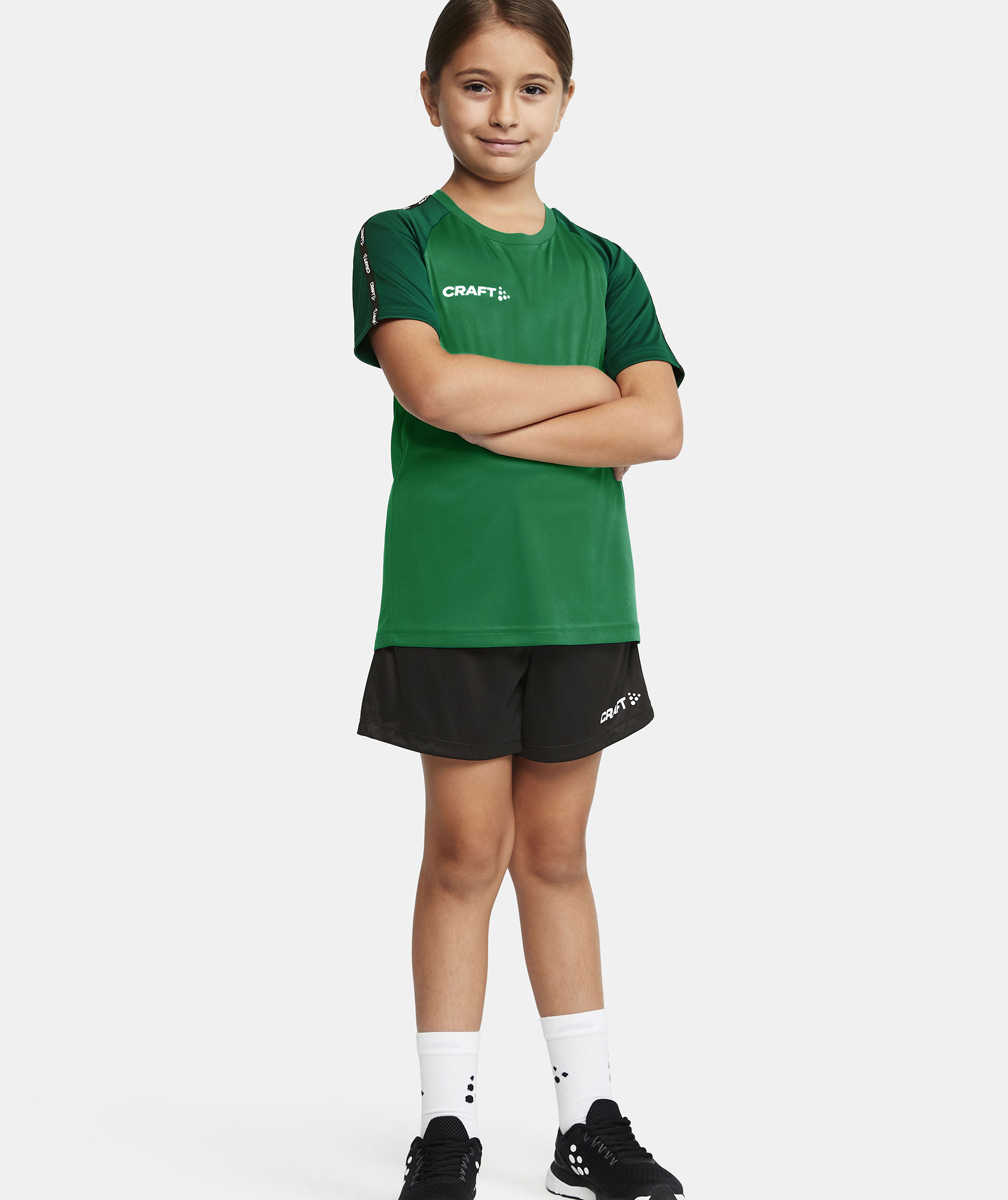 Craft Squad 2.0 Contrast T-shirt for kids, Team Green-Ivy, large image number 1