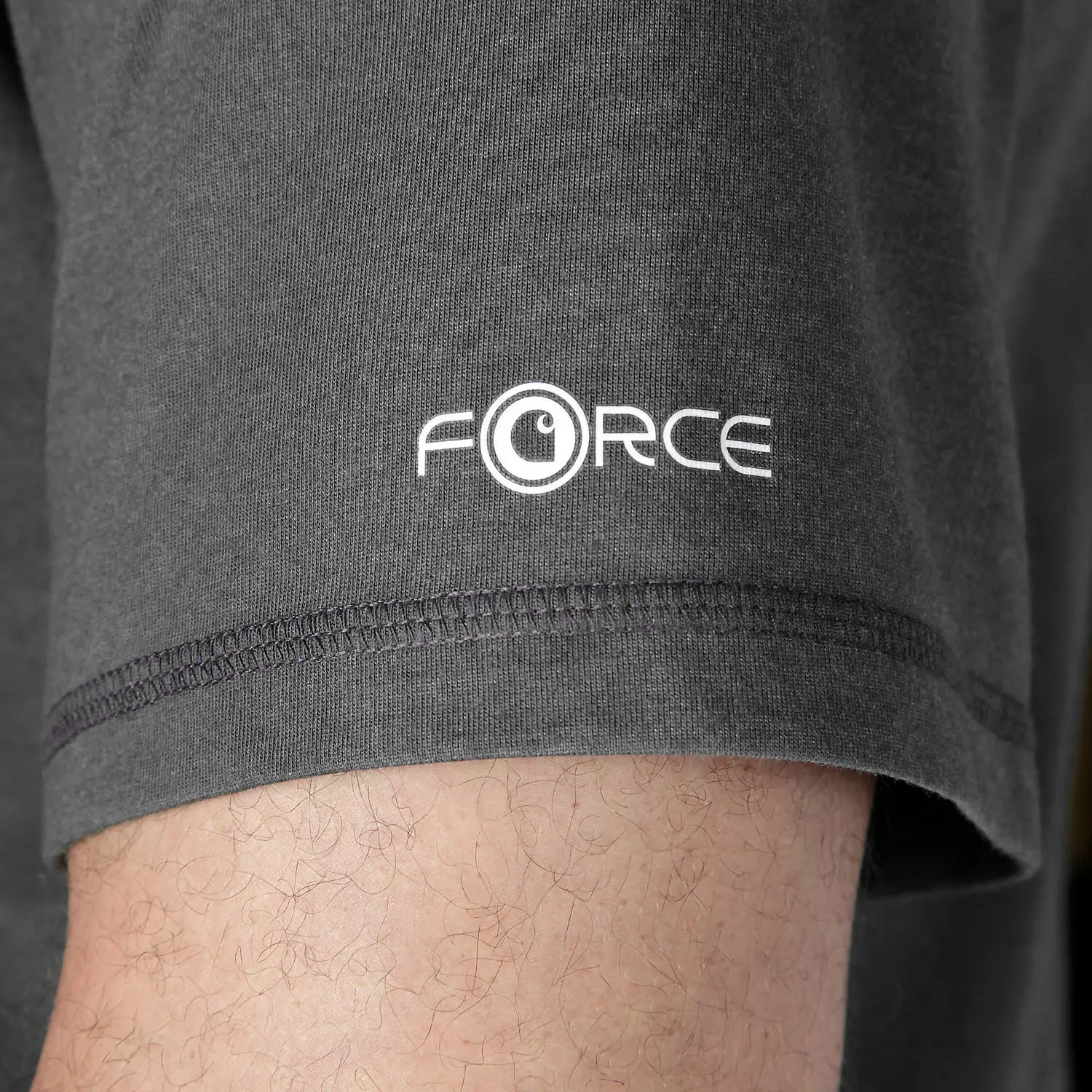 Carhartt Force Logo Graphic T-shirt, Carbon Heather, large image number 4