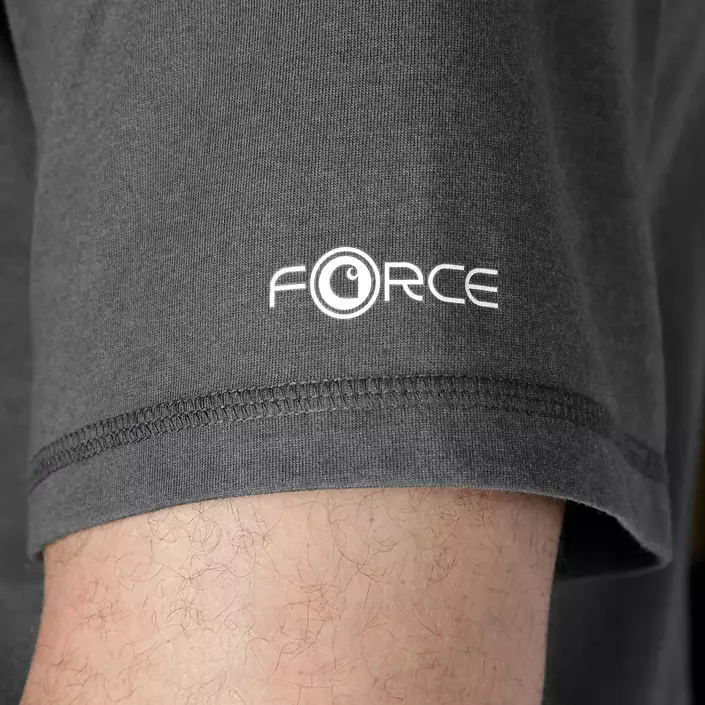 Carhartt Force Logo Graphic T-skjorte, Carbon Heather, large image number 4