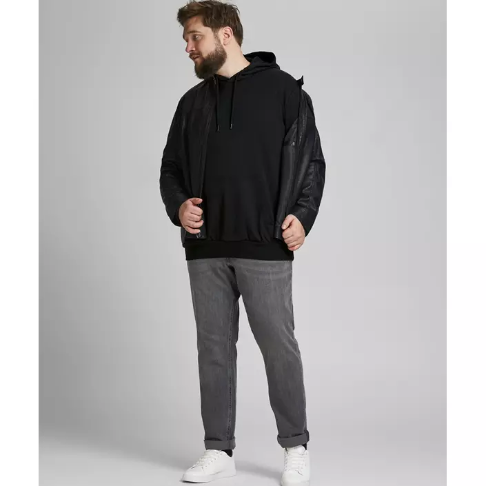 Jack & Jones JJEBASIC Plus Size hoodie, Black, large image number 5