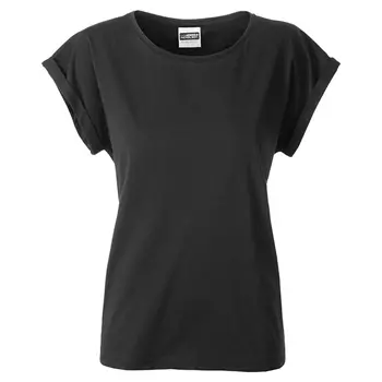 James & Nicholson Basic women's T-shirt, Black