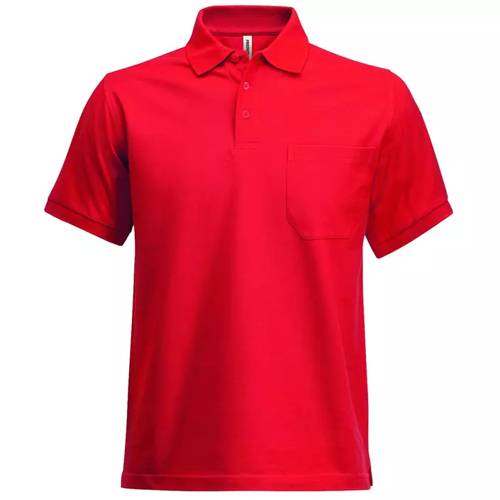 Fristads Acode Heavy polo shirt, Red, large image number 0