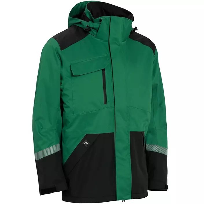 Elka Working Xtreme stretch jacket, Green/Black, large image number 0