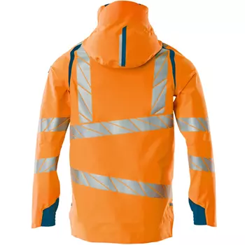 Mascot Accelerate Safe shell jacket, Hi-Vis Orange/Dark Petroleum