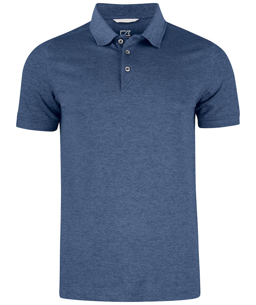 Cutter & Buck Advantage polo shirt, Cobalt melange, Cobalt melange, swatch