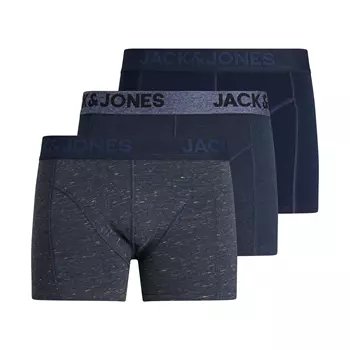 Jack & Jones JACJAMES 3er Pack Boxershorts, Navy/Blau