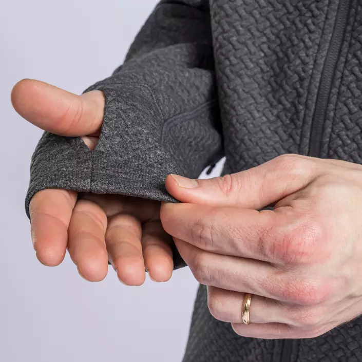 Pinewood Everyday Travel hættetrøje med lyn, Grey melange , large image number 5