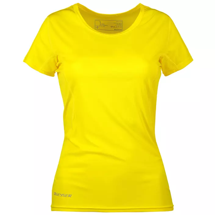 GEYSER Active Damen Lauf-T-Shirt, Gelb, large image number 0