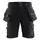 Blåkläder X1900 craftsman shorts full stretch, Black, Black, swatch