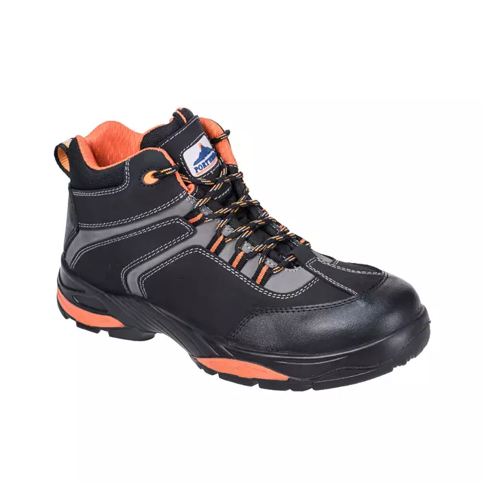 Portwest FC60 Compositelite Operis skyddskängor S3, Svart/Orange, large image number 0