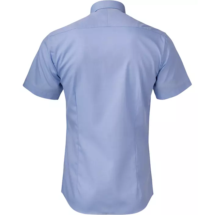 J. Harvest & Frost Twill Yellow Bow 50 Slim fit kortärmad skjorta, Sky Blue, large image number 1
