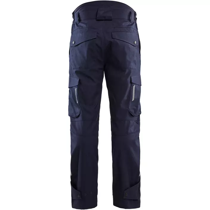 Blåkläder FR arbejdsbukser, Sort/Hi-Vis Gul, large image number 2