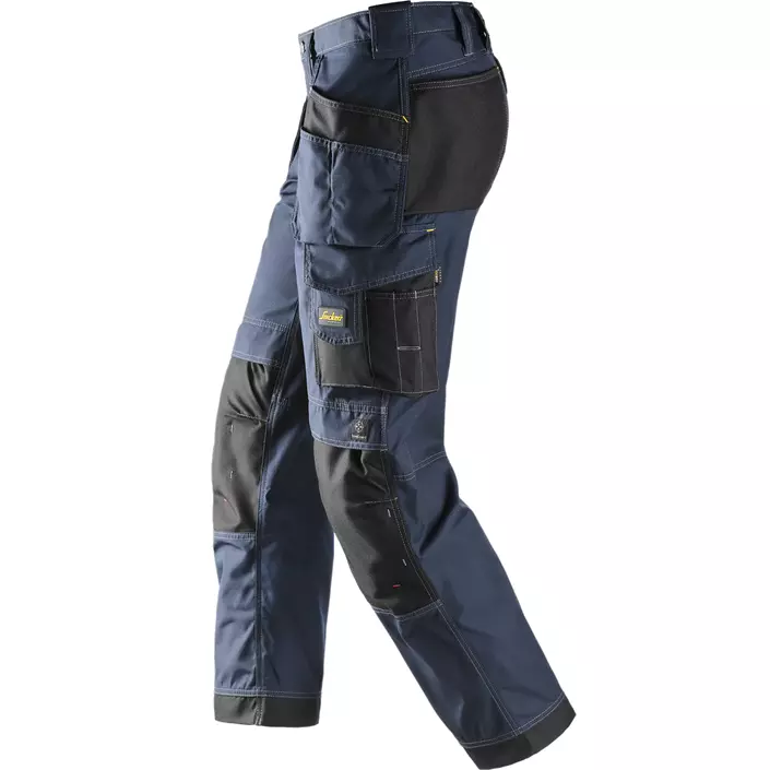 Snickers Rip-Stop craftsman trousers, Marine Blue/Black, large image number 2