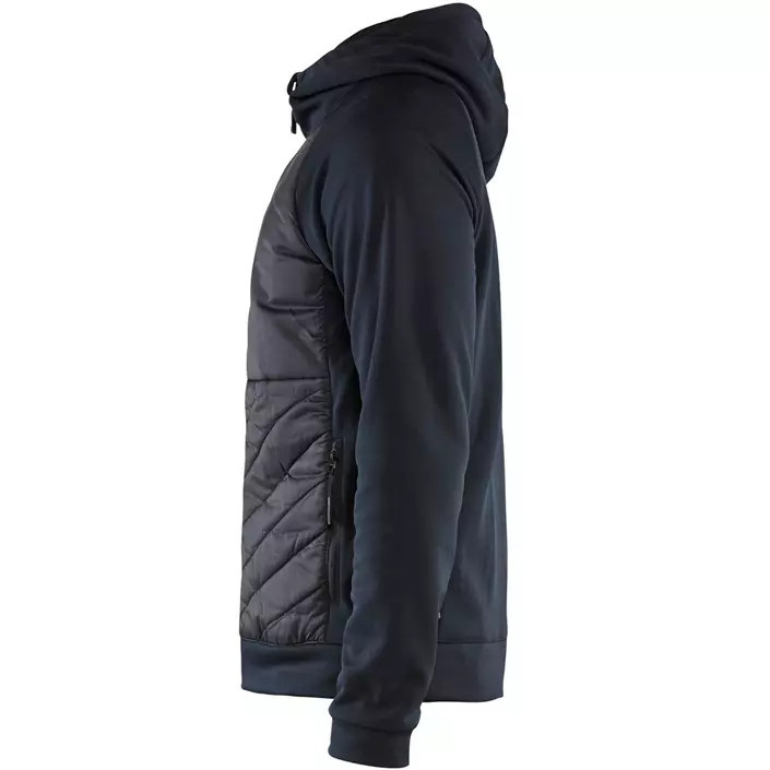 Blåkläder hybrid hoodie, Dark Marin/Svart, large image number 2