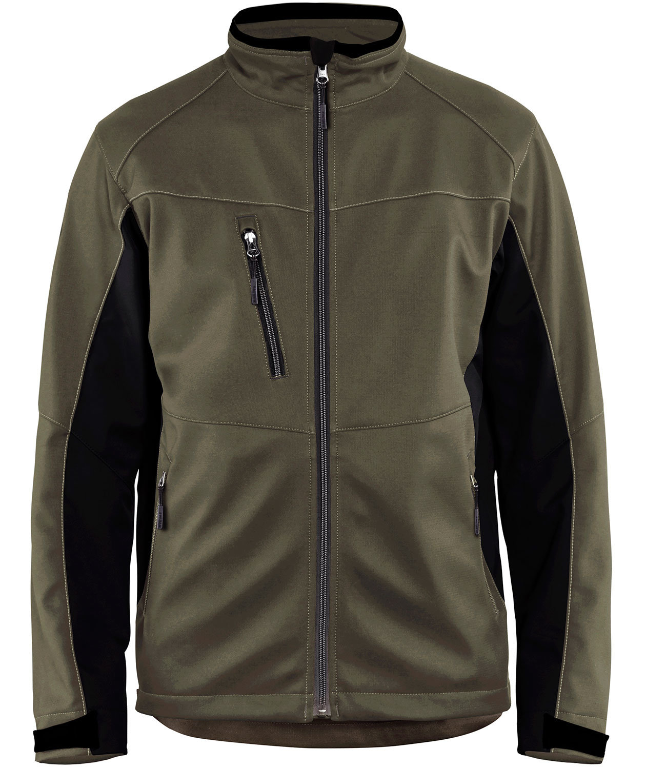 Bl&aring;kl&auml;der Unite softshell jacket, Olive Green/Black, large image number 0