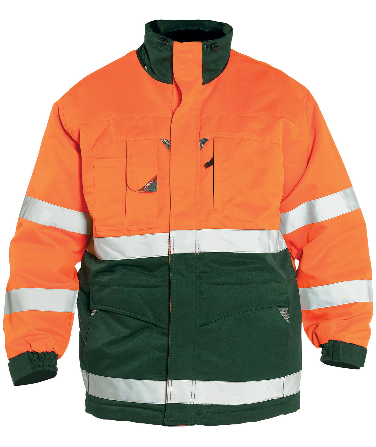 Engel parka, Hi-vis Orange/Green, large image number 0