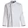 Kentaur kock-/serveringsjacka  med svart piping, Vit, Vit, swatch