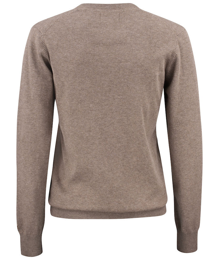 Cutter & Buck Oakville Crewneck women's, Nougat Melange