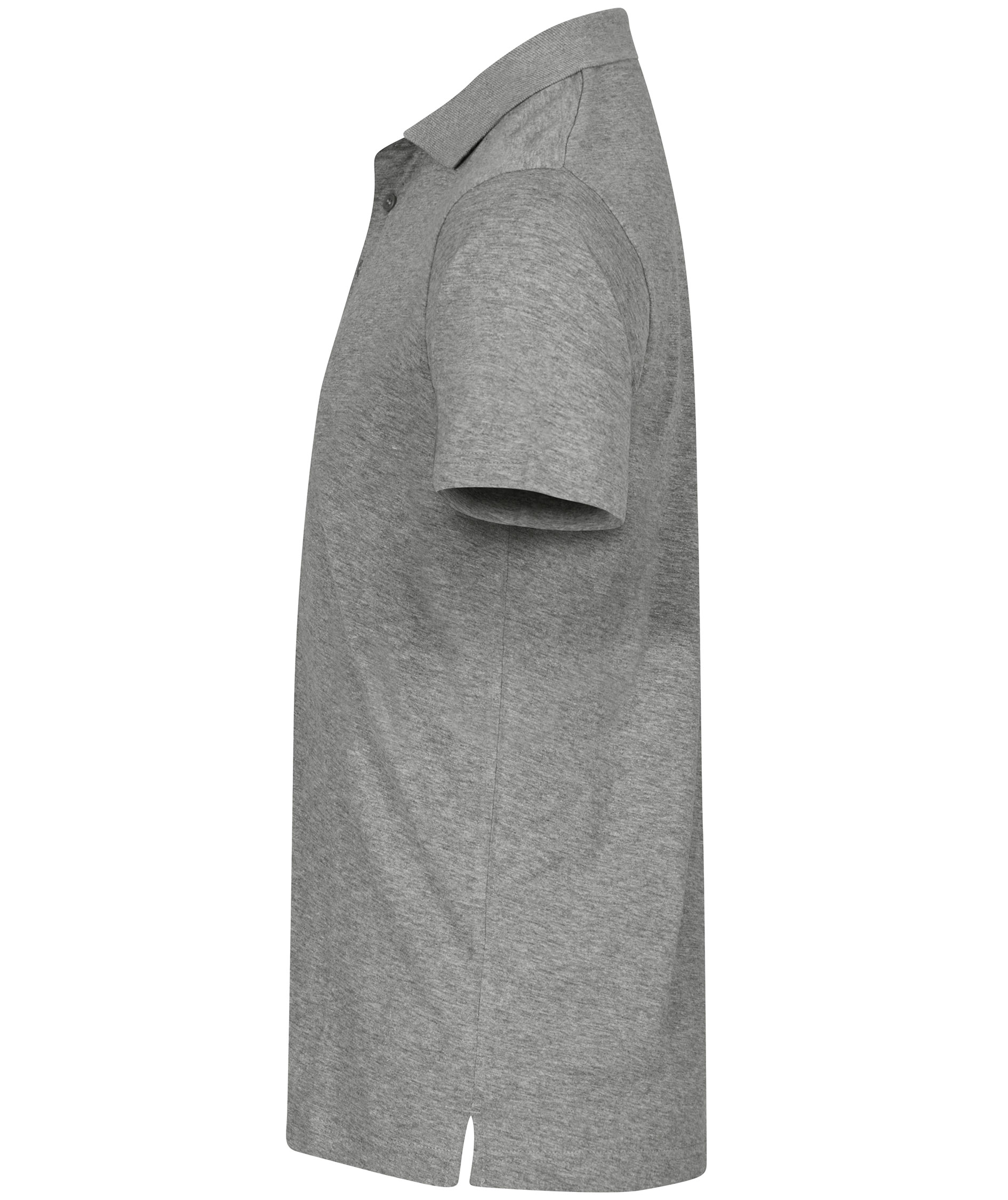 Clique Single Jersey polo T-skjorte, Grey melange, large image number 3